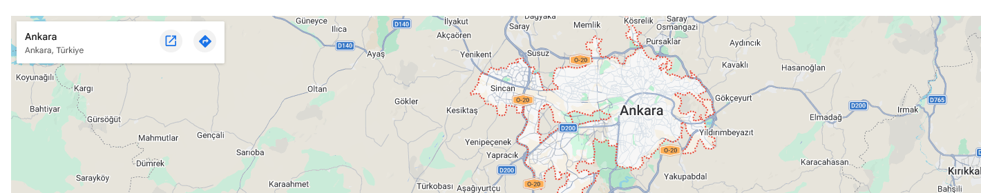 Ankara harita